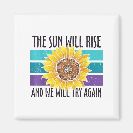 太陽が日差し自殺の防止を上げる マグネット (正面)