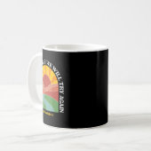 太陽が昇り、私たちは再びメンタルヘアを試みる コーヒーマグカップ (正面左)