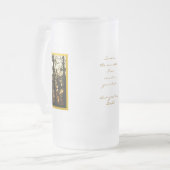 太陽が曇りガラスのマグカップをパパに フロストグラスビールジョッキ (正面左)