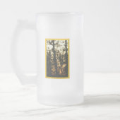 太陽が曇りガラスのマグカップをパパに フロストグラスビールジョッキ (左)