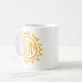 太陽が来た コーヒーマグカップ (正面左)