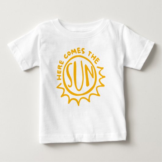 太陽が来た ベビーTシャツ (正面)