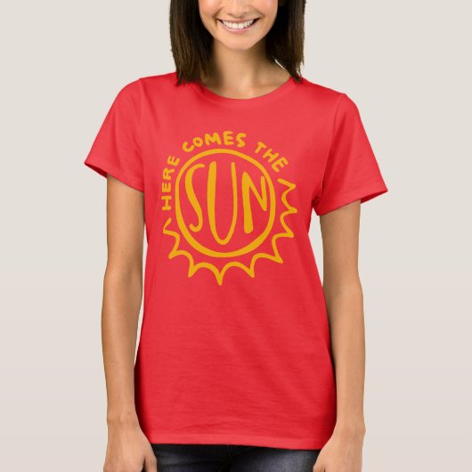 太陽が来た Tシャツ (正面)