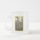 太陽が母親のために曇りガラスのマグを沈めるにつれて確かに フロストグラスマグカップ (左)