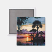 太陽が沈み込む マグネット (正面/裏面)