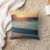 太陽が沈むにつれて... クッション (ブランケット)