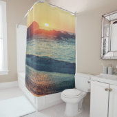 太陽が沈むにつれて... シャワーカーテン (インサイチュ)
