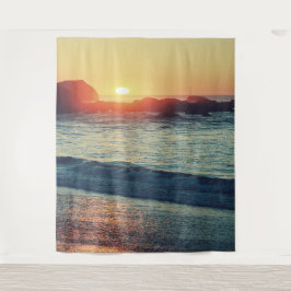 太陽が沈むにつれて... タペストリー
