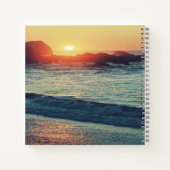 太陽が沈むにつれて... ノートブック (裏面)