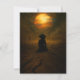 太陽が溶けながら彼らはやってきた ポストカード