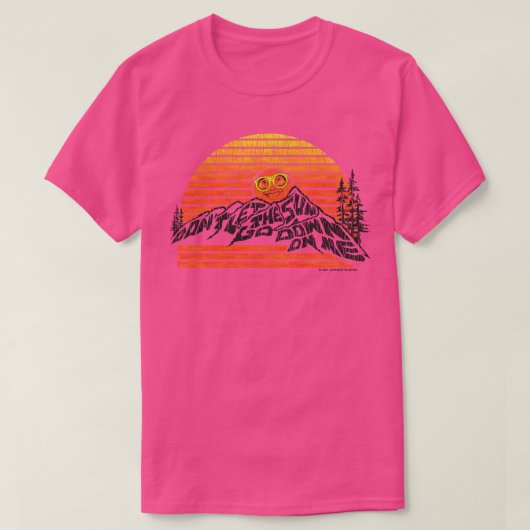 太陽が私に降りるのを許さない Tシャツ (デザイン正面)