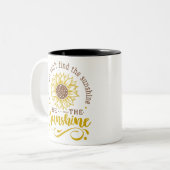 太陽が見つからない時… ツートーンマグカップ (正面左)