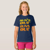 太陽が輝く日はトレーニング日 フィットネスとジム Tシャツ (正面フル)