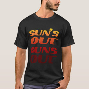 太陽が輝く日はトレーニング日 フィットネスとジム Tシャツ