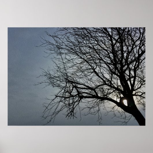 太陽が隠れている ポスター (正面)