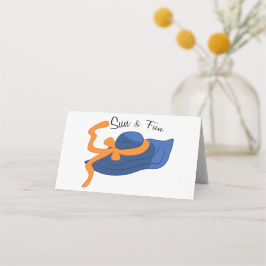 太陽とおもしろい プレイスカード (正面)