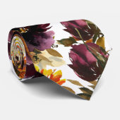 太陽とワイン結婚の白 ネクタイ (ロール)