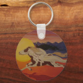太陽と一緒に乗る キーホルダー (正面)