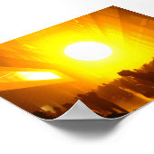 太陽と人 ポスター (角)