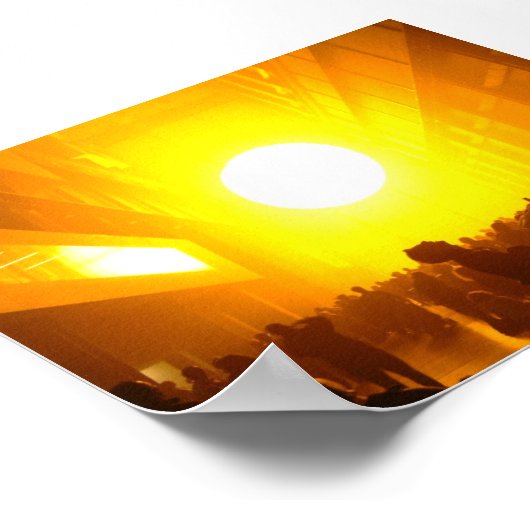 太陽と人 ポスター (角)