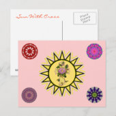 太陽と十字 ポストカード (正面/裏面)