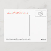 太陽と十字 ポストカード (裏面)