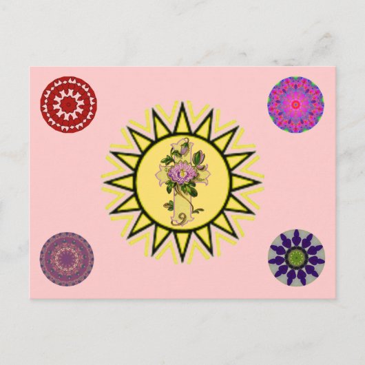 太陽と十字 ポストカード (正面)