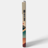 太陽と地球の色調の水の山 Case-Mate iPhoneケース (裏面 / 左)