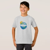 太陽と地球 –  Tシャツ (正面フル)