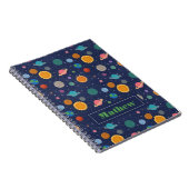 太陽と惑星のカスタマイズ太陽系 ノートブック (右側)