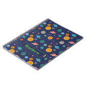 太陽と惑星のカスタマイズ太陽系 ノートブック (左側)