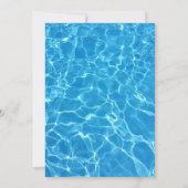 太陽と成功！卒業プールパーティー 招待状 (裏面)