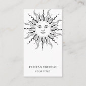 太陽と星の光線 名刺 (正面)