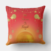 太陽と星やる気を起こさせるの未来 クッション (裏面)