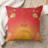 太陽と星やる気を起こさせるの未来 クッション (ブランケット)