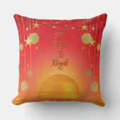 太陽と星やる気を起こさせるの未来 クッション (正面)