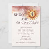 太陽と星シテリア宇宙第4誕生日 招待状 (正面)