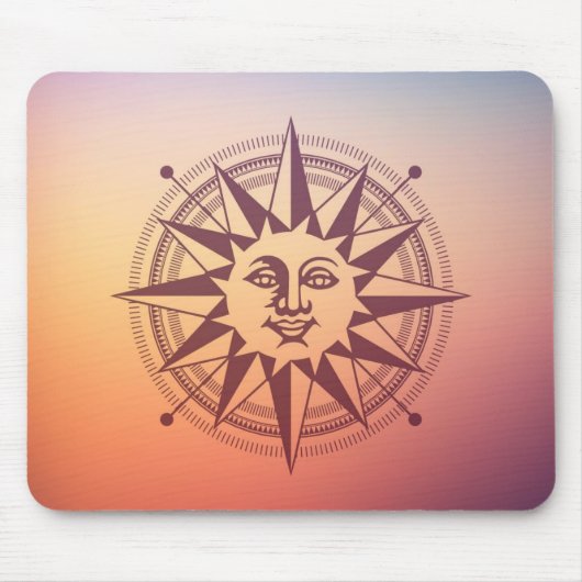 太陽と星 マウスパッド (正面)