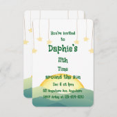 太陽と星 招待状 (正面/裏面)