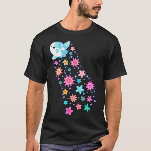 太陽と星 Tシャツ (正面)