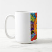 太陽と月と星のマグカップ コーヒーマグカップ (左)