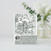 太陽と月と星の下で羊飼い ポストカード (スタンド正面)