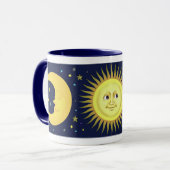 太陽と月と星 マグカップ (正面左)