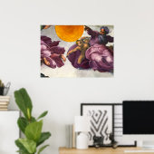 太陽と月と植物の創造 ポスター (ホームオフィス)