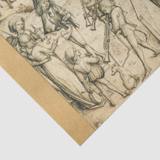 太陽と月のアンティーク白黒占星術スケッチ 薄葉紙 (詳細)