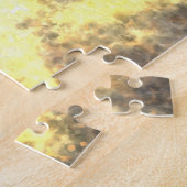 太陽と月のシンボル遺物アートワークデザイン ジグソーパズル (側面)