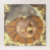 太陽と月のシンボル遺物アートワークデザイン ジグソーパズル (横)