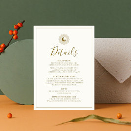 太陽と月のタイムレス詳細カード 招待状