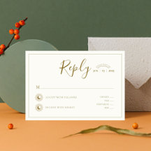 太陽と月のタイムレス返信カード