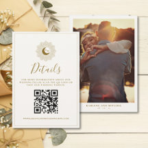 太陽と月のタイムレスQRコード詳細カード